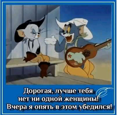 Дорогая лучше тебя мы ни одной женщины Вчера я опять в этом убедился