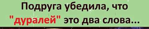 Подруга убедила что дуралей это два слова
