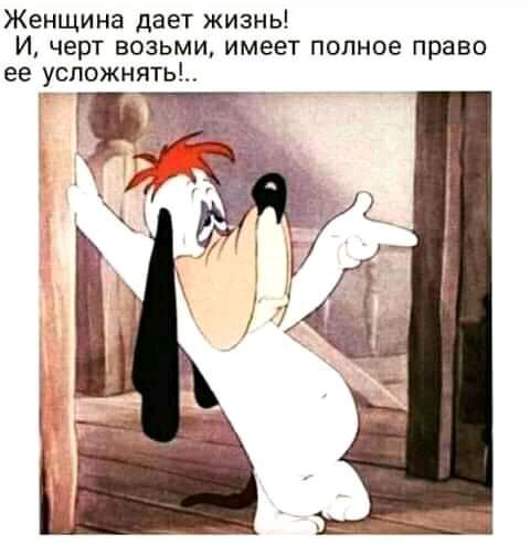 Женщина дает жизнь И черт возьми имеет полное право ее усложнять ют
