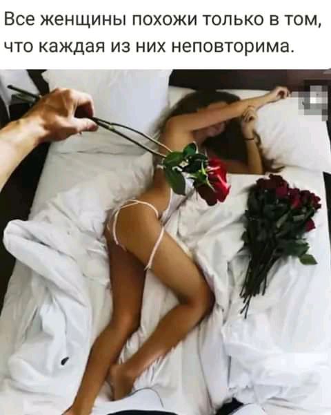 Все ЖЕНЩИНЫ ПОХОЖИ ТОЛЬКО В ТОМ ЧТО каждая ИЗ НИХ неповторима