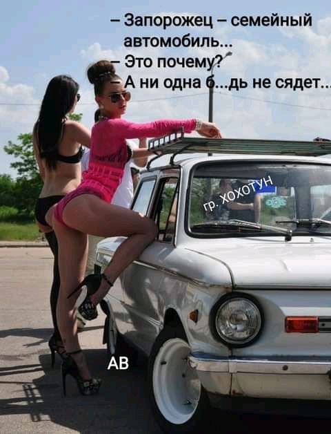 Запорожец семейный автомобиль Это почему А ни одна тдь не сядет