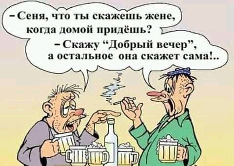 Сеия ЧТО ты скажешь жене когда домой придёшь Скажу Добрый вечер в остальное оид скажет смт