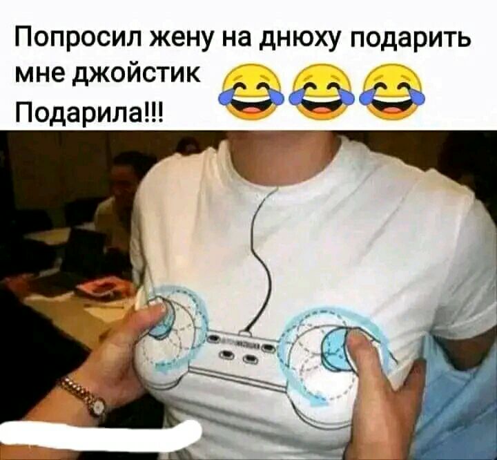 Попросил жену на днюху подарить мне джойстик сэ ФФ Подарипа