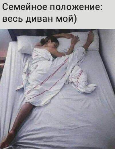 Семейное положение весь диван мой