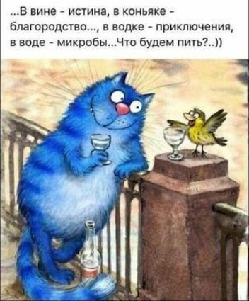 в вине истина в коньяке благородство водке приключения в воде микробыЧто будем пиь