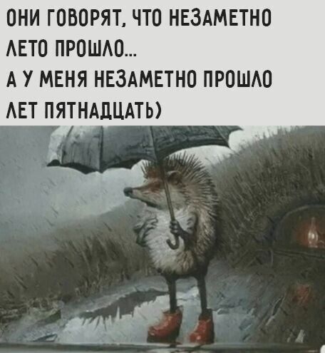 ОНИ ГОВОРЯТ ЧТО НЕЗАМЕТНО АЕТП ПРОШАО А У МЕНЯ НЕЗАМЕТНП ПРПШАО АЕТ ПЯТНАДЦАТЬ