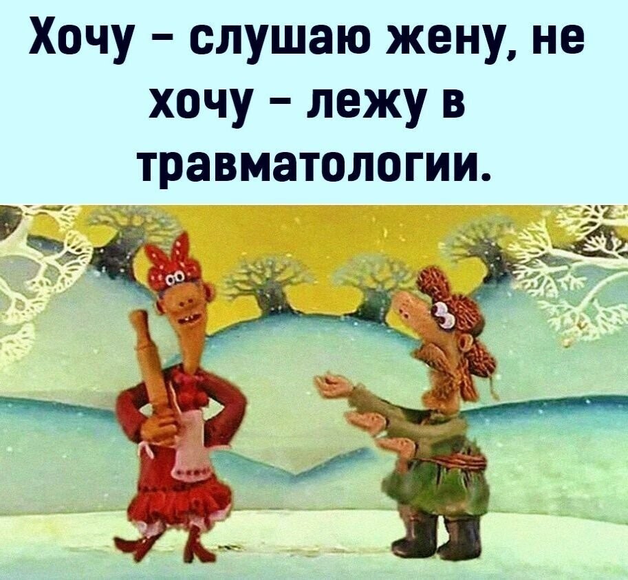 Хочу слушаю жену не хочу лежу в травматологии