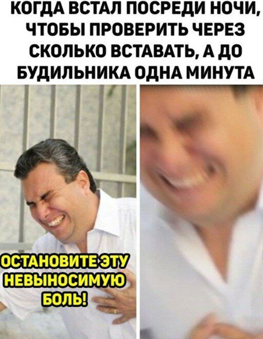 КОГДА ВСТАЛ ПОСРЕдИ НОЧИ ЧТОБЫ ПРОВЕРИТЬ ЧЕРЕЗ СКОЛЬКО ВСТАВАТЬ А дО БУДИЛЬНИКА ОДНА МИНУТА _ ОСТАНОВИТЕЗТУ НЕВЫНОСИМУЮ