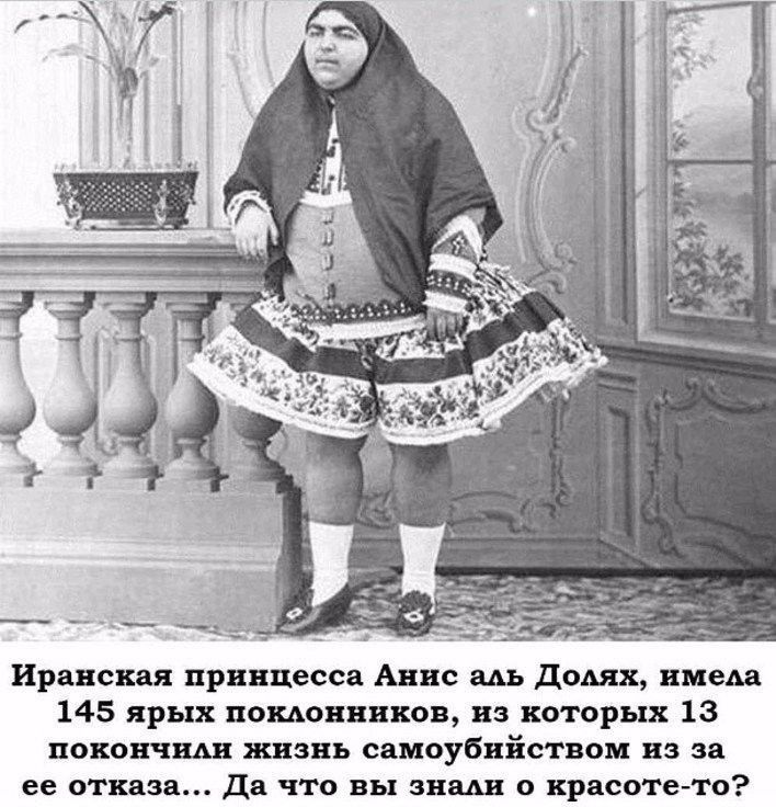 Иранская принцесса Анис аль долях нием 145 ярых помоивиков из которых 18 покончщи жизнь самоубийством из за ее отказа Да ЧТО вы ЗНШ О красотето