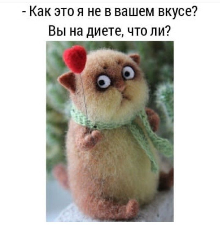 Как это я не в вашем вкусе Вы на диете что ли