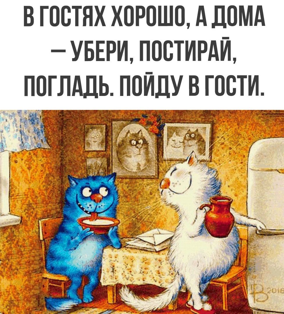 В ГОСТЯХ ХОРОШО А ДОМА УБЕРИ ПООТИРАЙ ПОГЛАДЬ ПОИДУ В ГООТИ - выпуск  №1424242