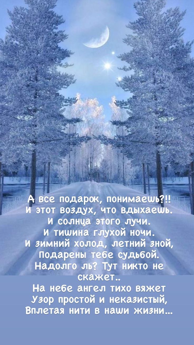 ащ понигщігіі 01 ВОЗДУХ ПО й соли _ и тиши и зимний тица ой тода дьбо Над то и На небе ангел тихо вяжет Узор простой и перипетий Билет пити в пиши жизни