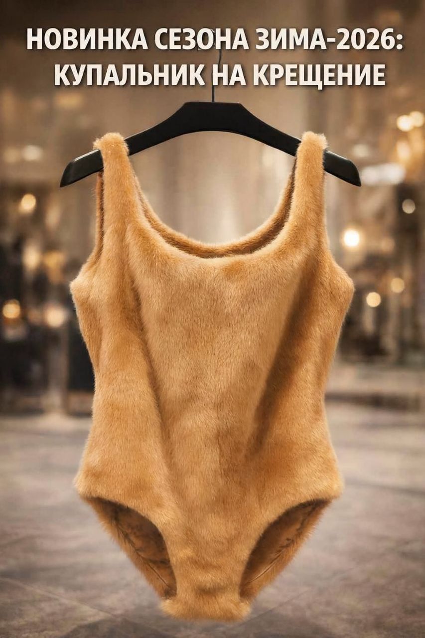 НОВИНКА СЕЗОНА ЗИМА-2026: КУПАЛЬНИК НА КРЕЩЕНИЕ