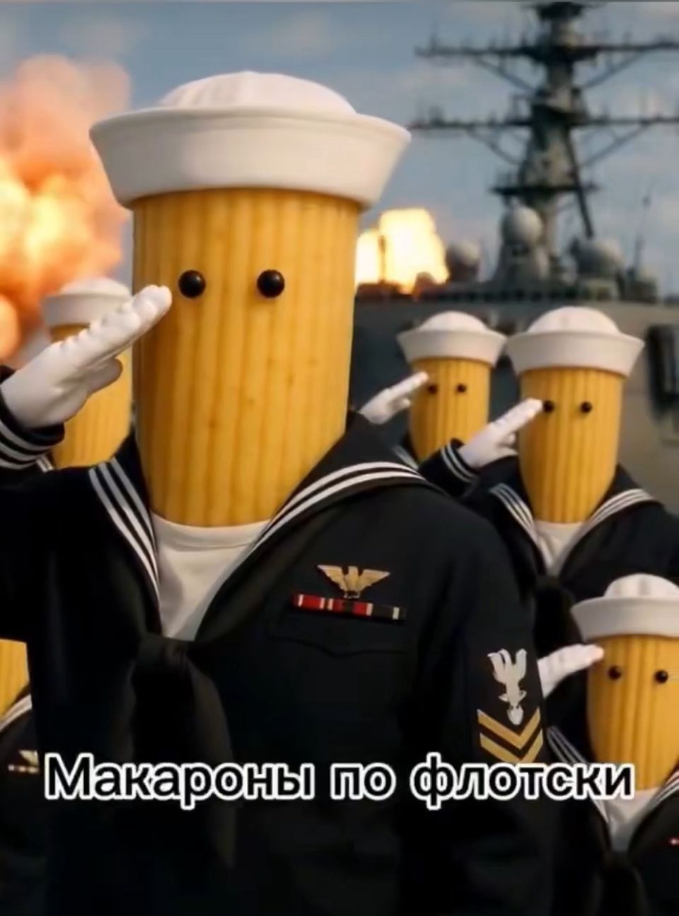 Макароны по флотски