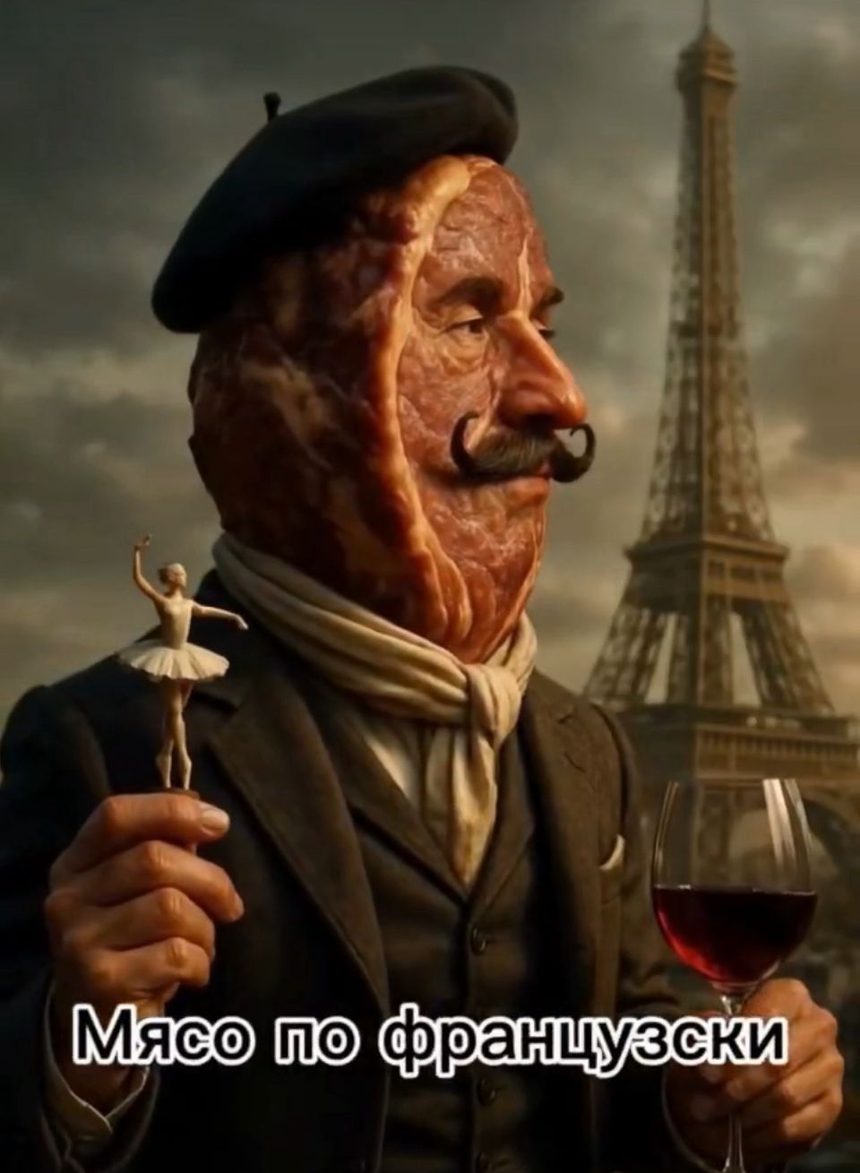 Мясо по французски