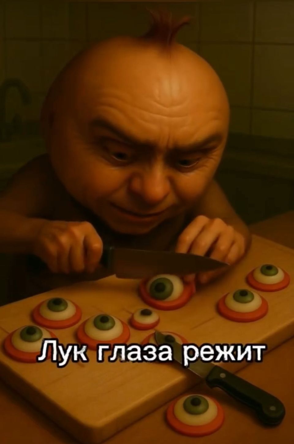 Лук глаза режет