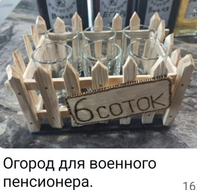 Огород для военного пенсионера.