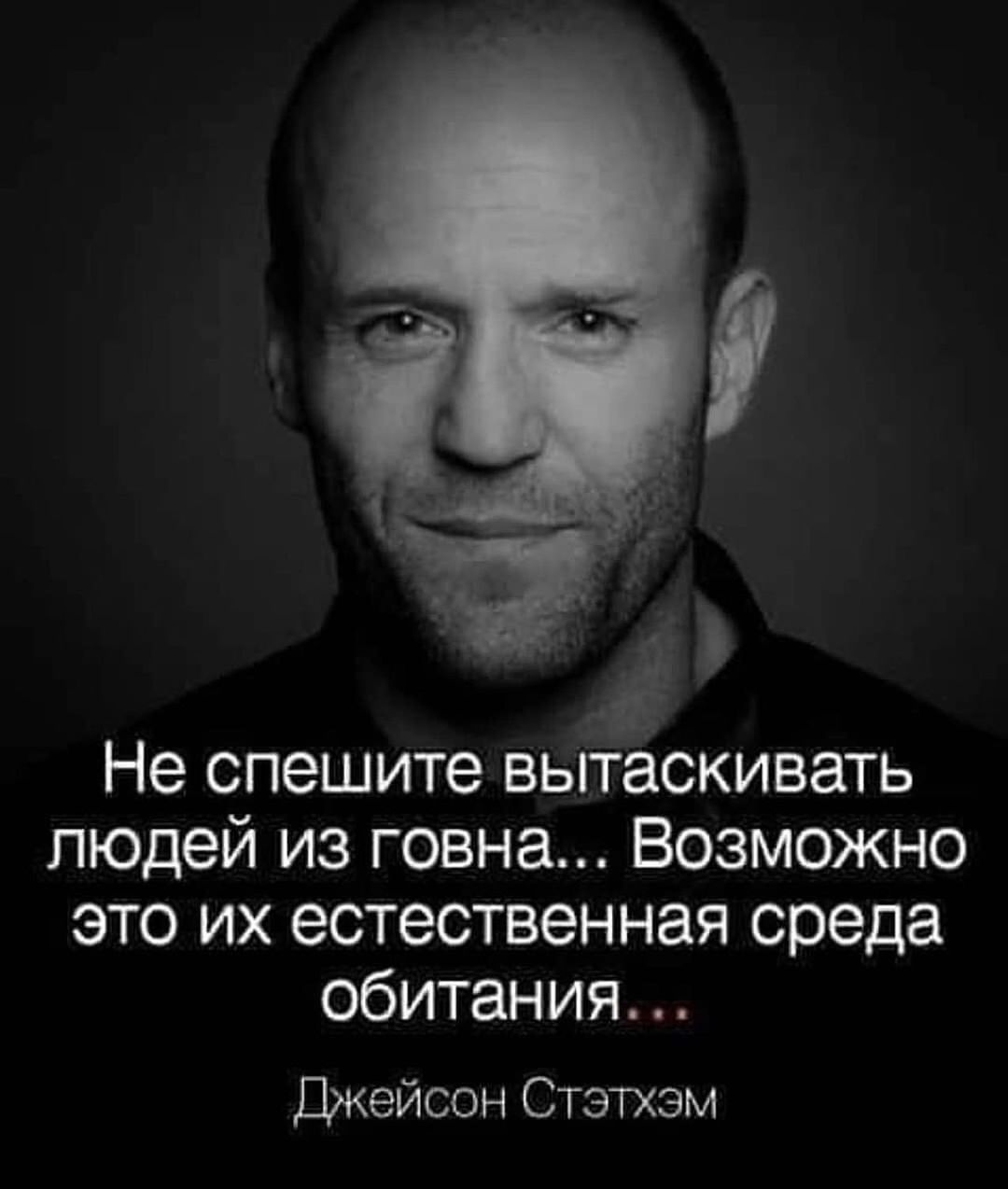 ддт Не спешите вытаскивать людей из говна Возможно это их естественная среда обитания Джейсон Стэтхэм