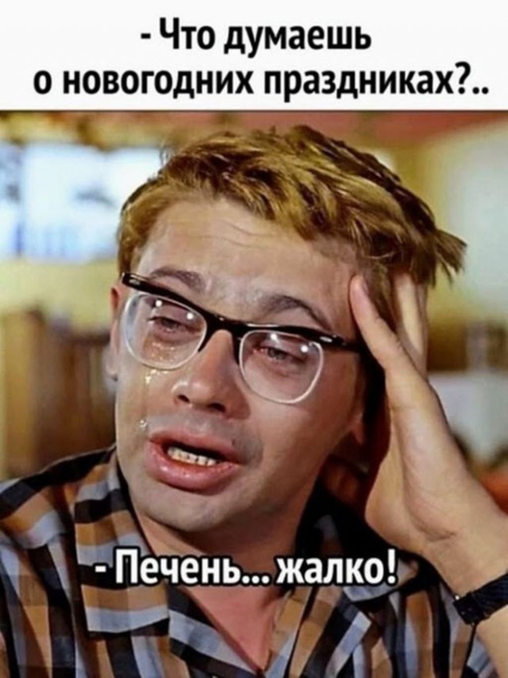 Что думаешь о новогодних праздниках Печень жалко ит 1 Я
