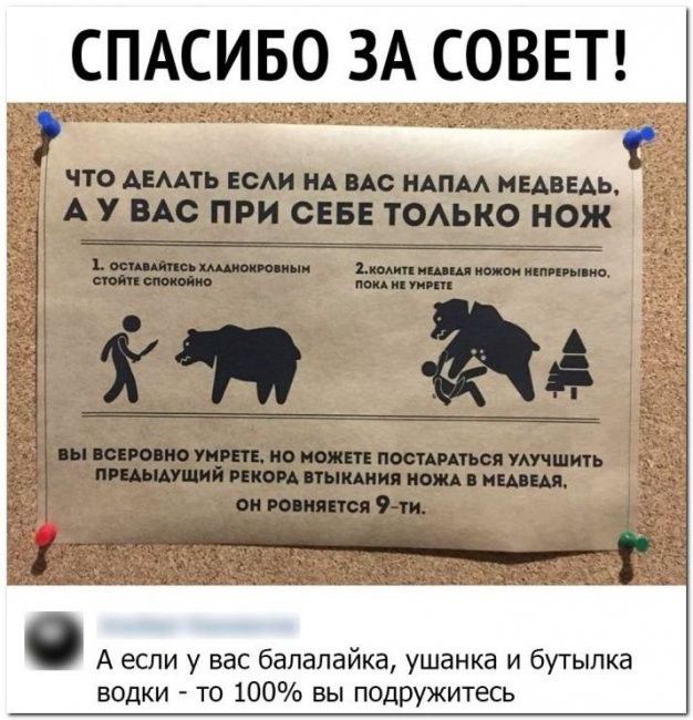 СПАСИБО ЗА СОВЕТ что цмть ими кА пс иАпм МЕАвЕАь А У мс ПРИ СЕБЕ ТОАЬКО нож Ъщпщиттшпо Ёі Я _ по пост мучить типа и мыши ши ышшь ноте ш А если у вас балалайка ушанка и бутылка водки то 100 вы подружитесь