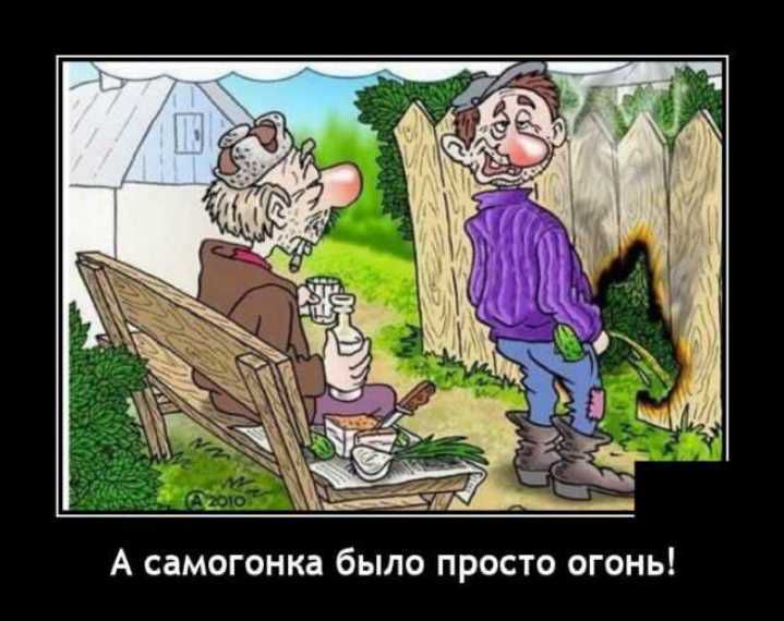 А самогонка было просто огонь