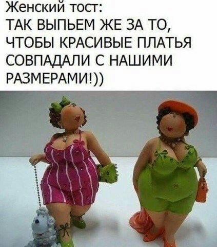 Женский тосг ТАК ВЫПЬЕМ ЖЕ ЗА ТО ЧТОБЫ КРАСИВЫЕ ПЛАТЬЯ СОВПАДАЛИ С НАШИМИ РАЗМЕРАМИ