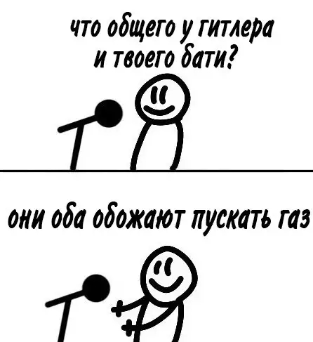 что общего гитлера и твоего бити они оба обожают пускать газ