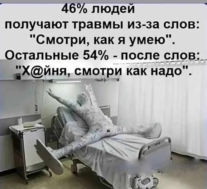 46% людей получают травмы из-за слов: 