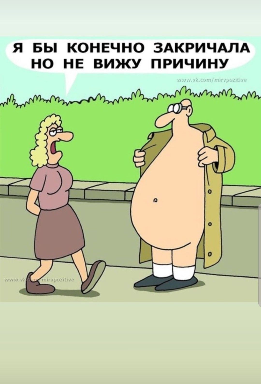 Я БЫ КОНЕЧНО ЗАКРИЧАЛА НО НЕ ВИЖУ ПРИЧИНУ