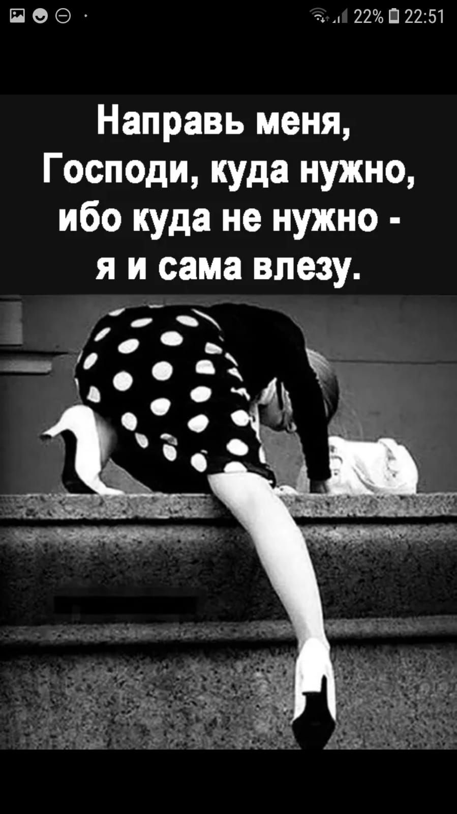 ПОЭ пд 2202251 Направь меня Господи куда нужно ибо куда не нужно я и сама влезу