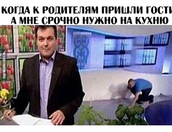 КОГДА К РОДИТЕЛЯМ ПРИШЛИ ГОС А МНЕ СРОЧНО НУЖНО НА КУХНЮ