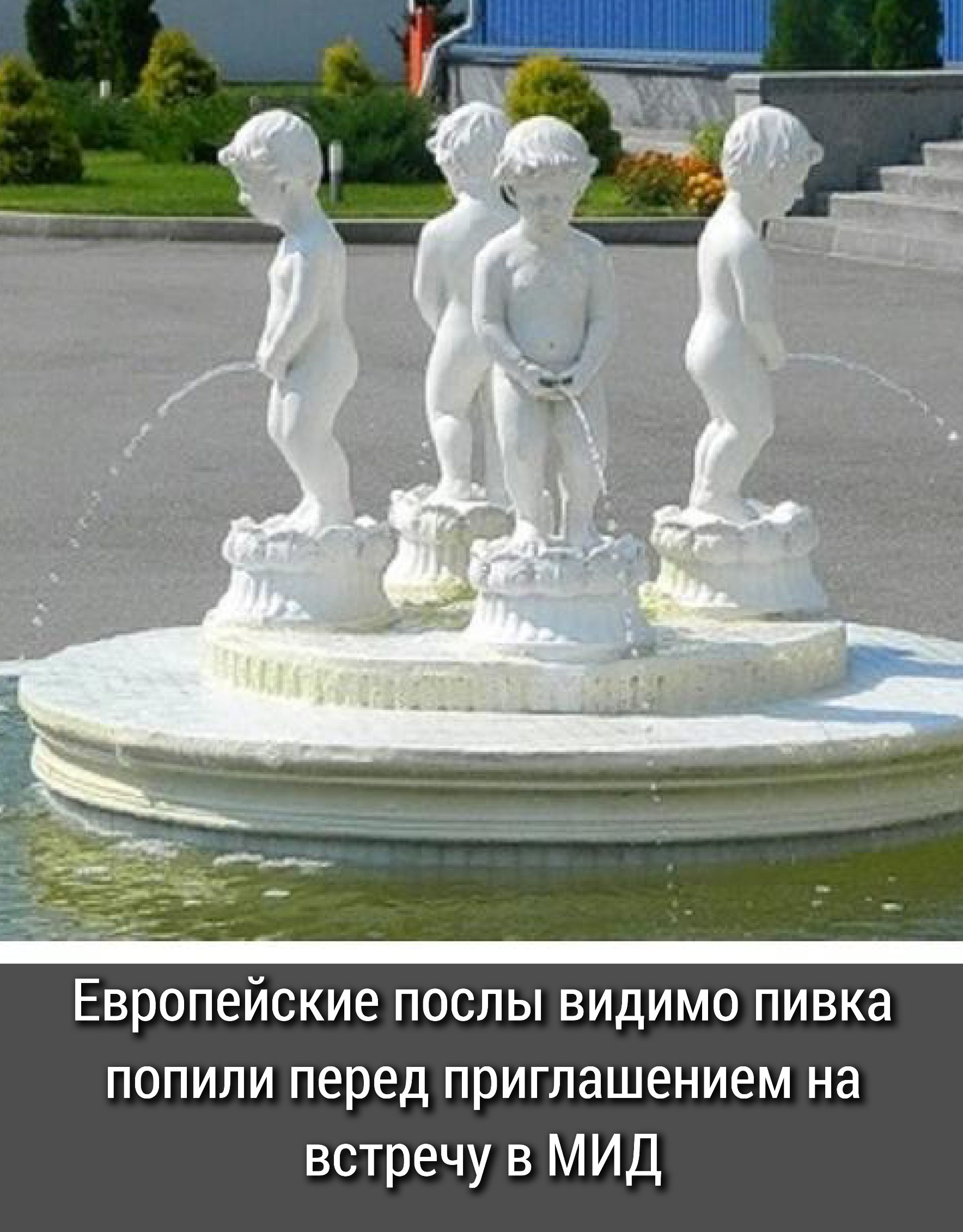 Европейские послы видимо пивка попили перед приглашением на встречу в МИД
