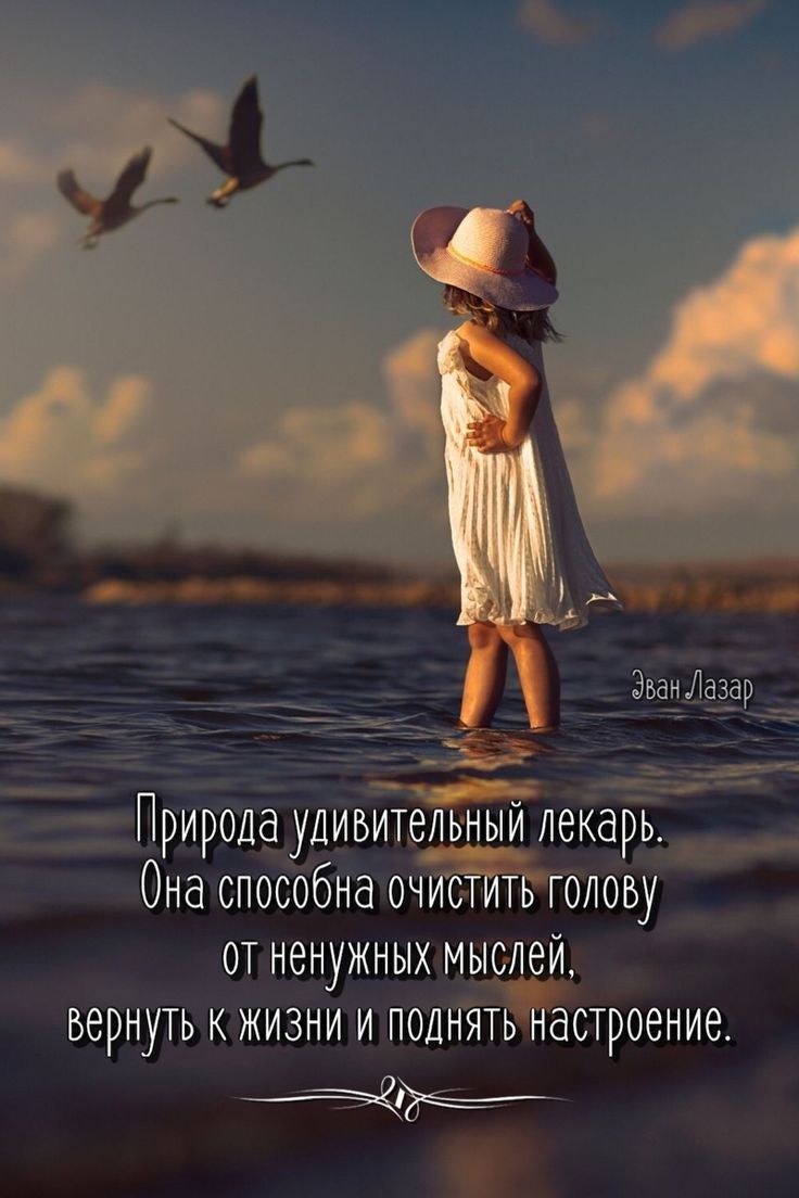 Природа удивительным лекарь Она способна очголову от ненужных мыс лей вернуть к жизни и поднятстроение ЖЕ
