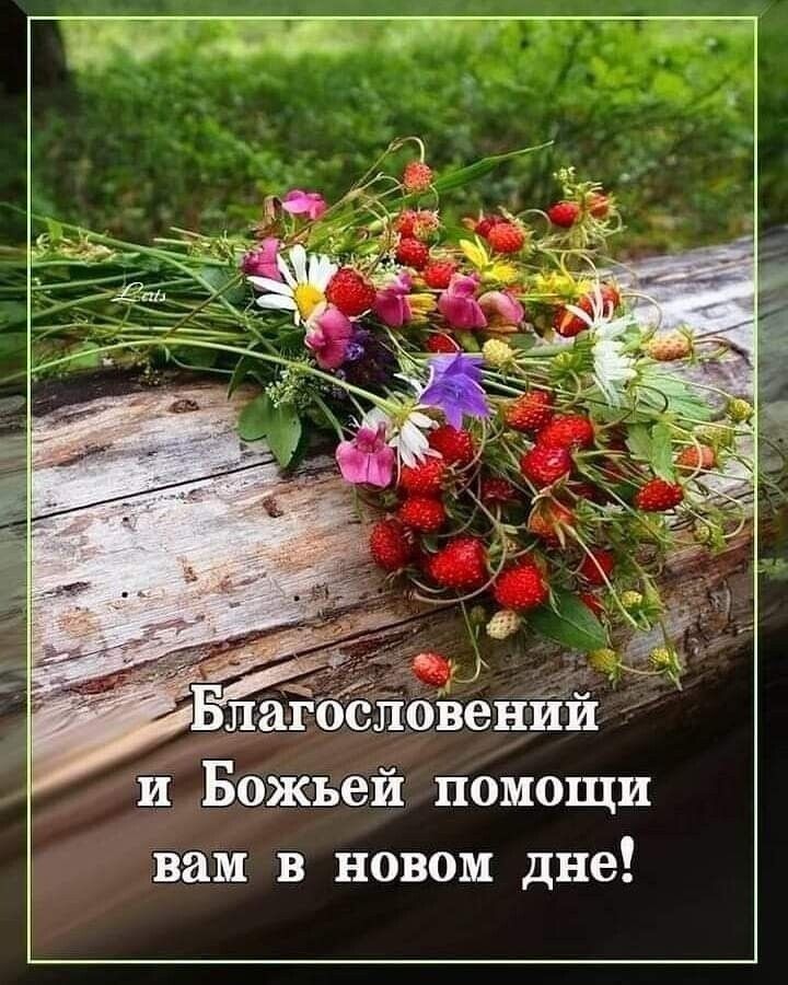 и Божьей помощи вам в новом дне