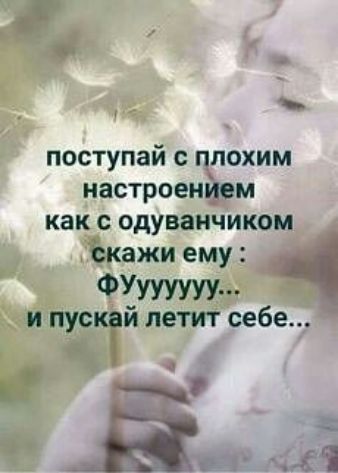 настроен м как одуванчикои Ёжажи ему ФУууушп и пускгй летит себе аз поступай Ёхим