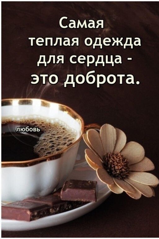 Самая теплая одежда для сердца это доброта