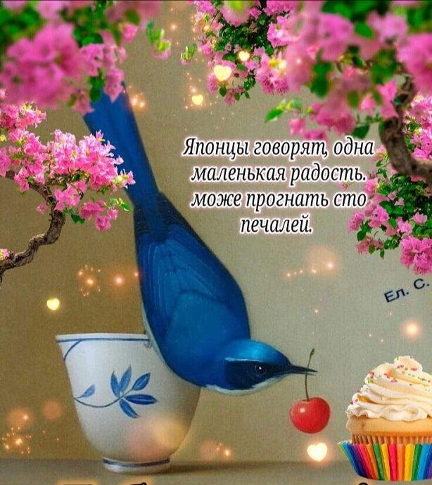Японцы говорят одна маленькая радость може прогнать сто печалей