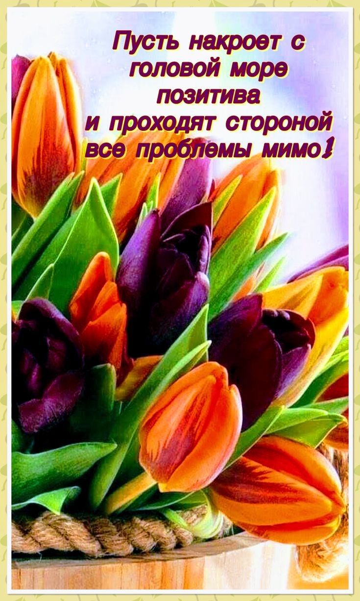 _ Пусть накроет головой море позитива и проходят стороной все пробЛемы мимо