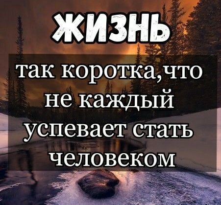 жизнЁ ТЗК КОРОТКЕ1ЧТО не каждый успевает стать человеком і