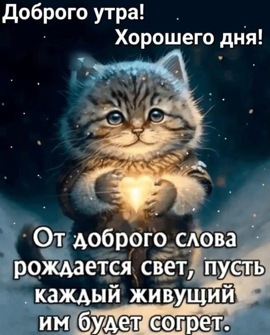 доброго утра Хорошего дня