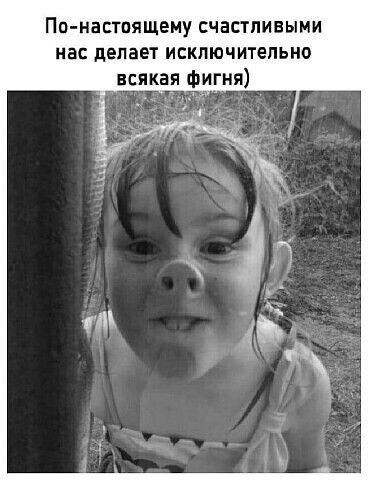Пи настоящему счастливыми нас делает исключительно всякая фигня