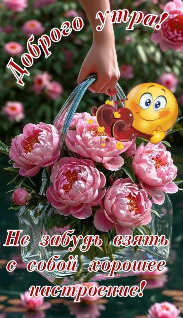 Доброе утро! Не забудь взять с собой хорошее настроение!