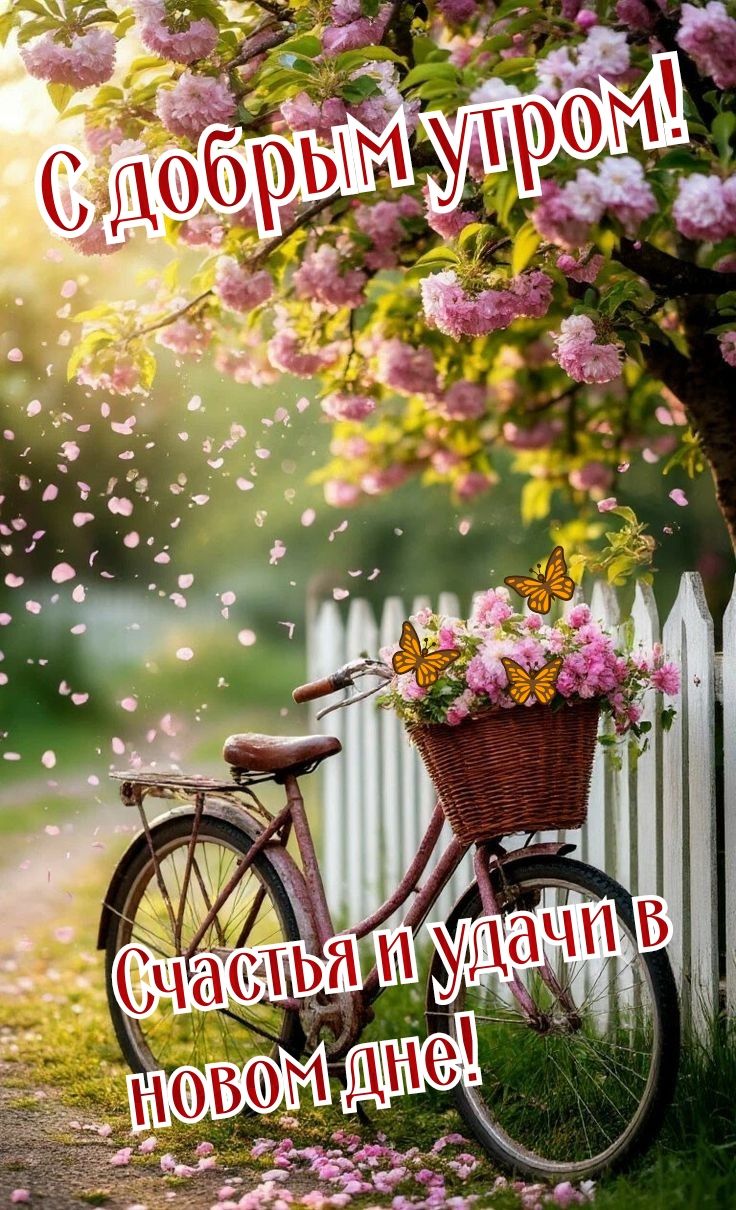 С добрым утром! Счастья и удачи в новом дне!