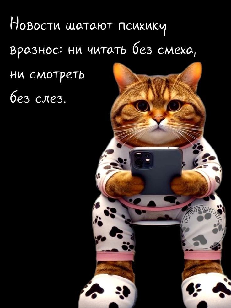 Новости шатают психику вразнос: ни читать без смеха, ни смотреть без слез.