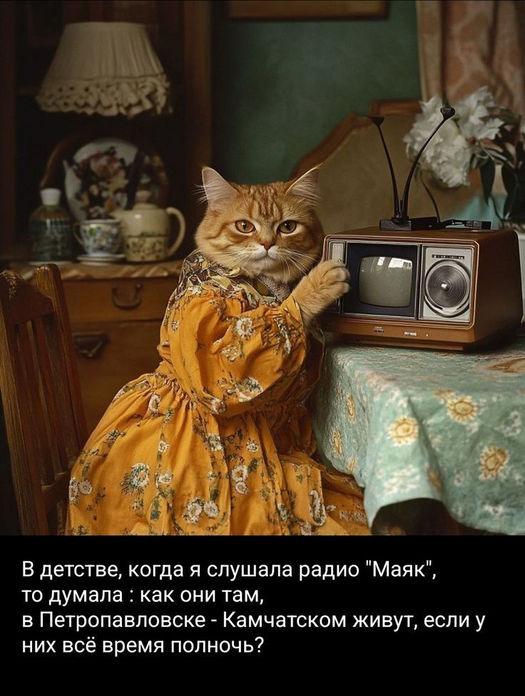 В детстве, когда я слушала радио 