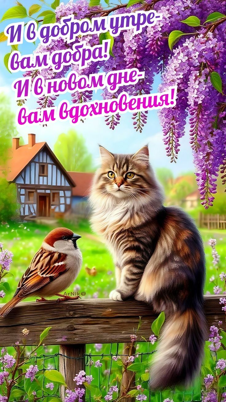 И в добром утре-вам добра! И в новом дне-ваm вдохновения!