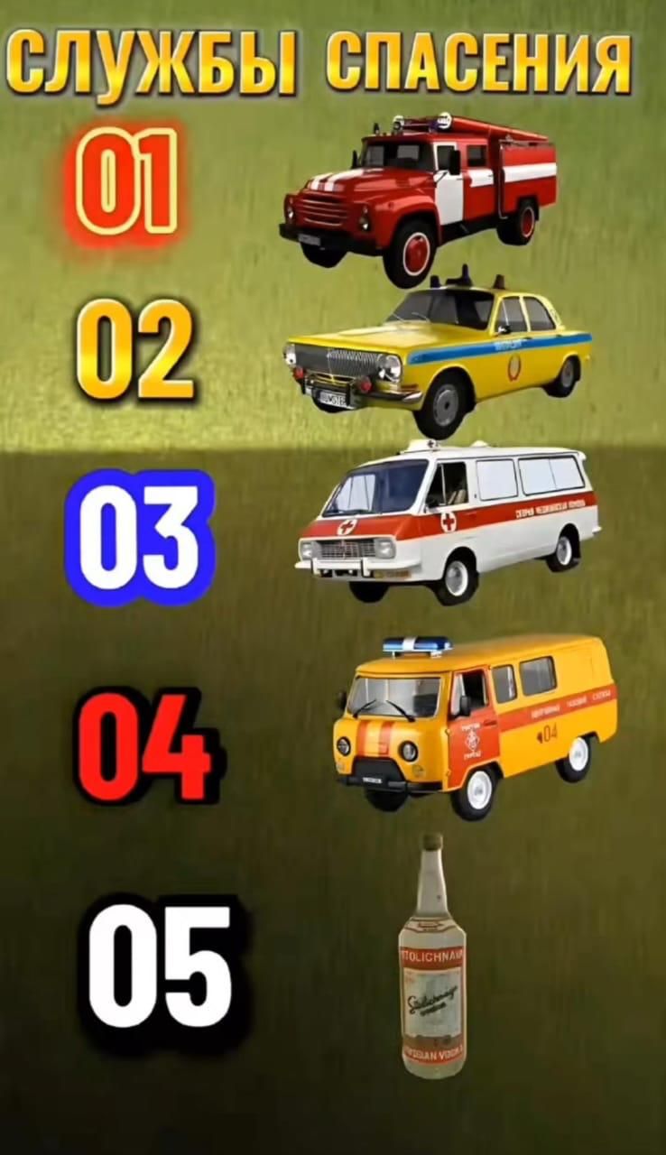 СЛУЖБЫ СПАСЕНИЯ
01
02
03
04
05
