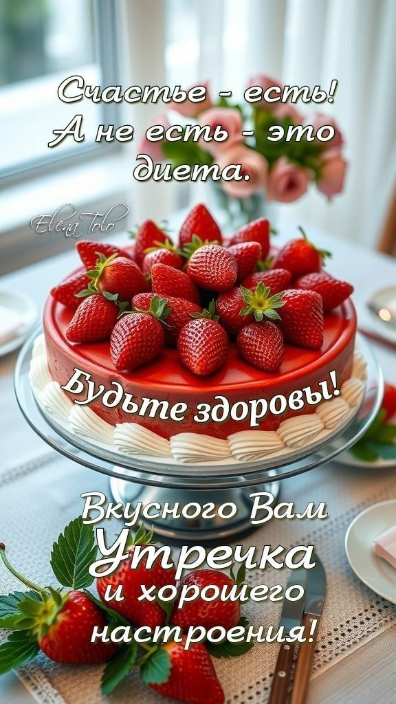 Счастье - есть! А не есть - это диета.
Будьте здоровы!
Вкусного Вам Утречка и хорошего настроения!