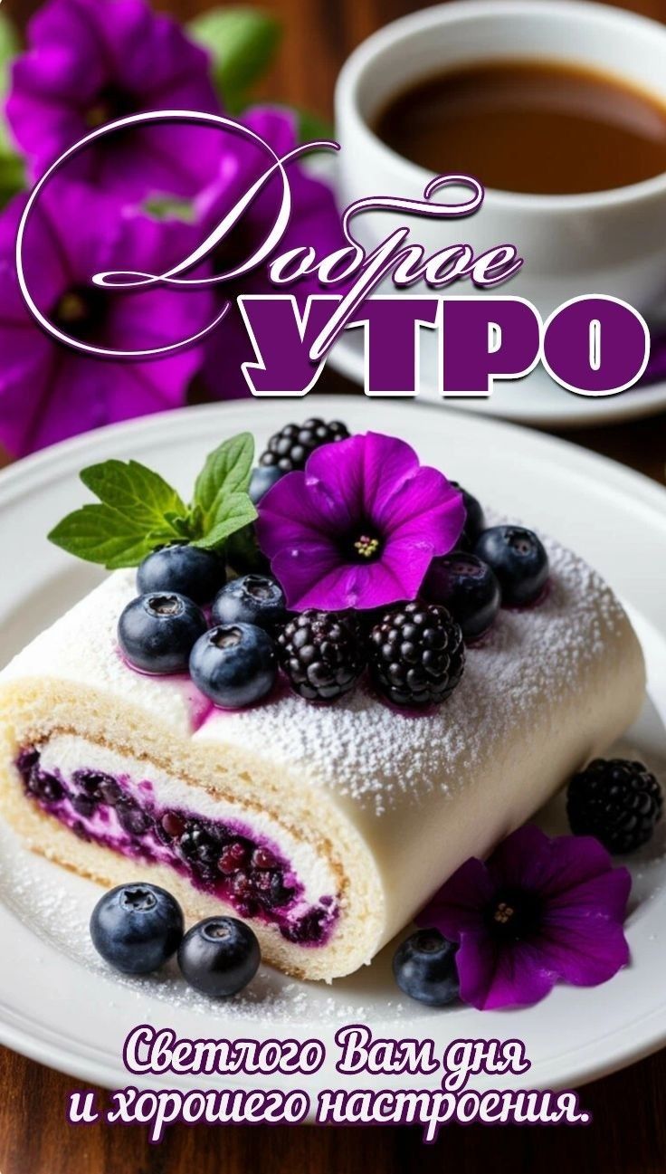 Доброе УТРО
Светлого Вам дня и хорошего настроения.