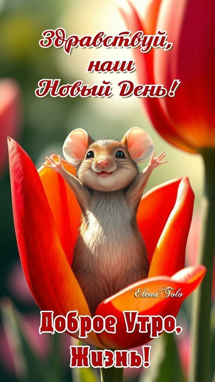 Здравствуйте, наш Новый День!
Доброе Утро, Жизнь!